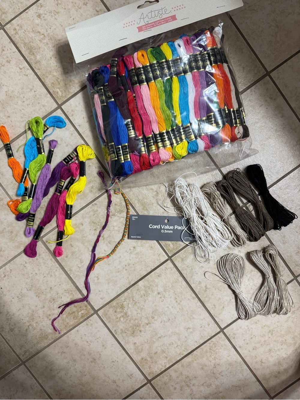 Embroidery Floss Friendship Bracelet Thread